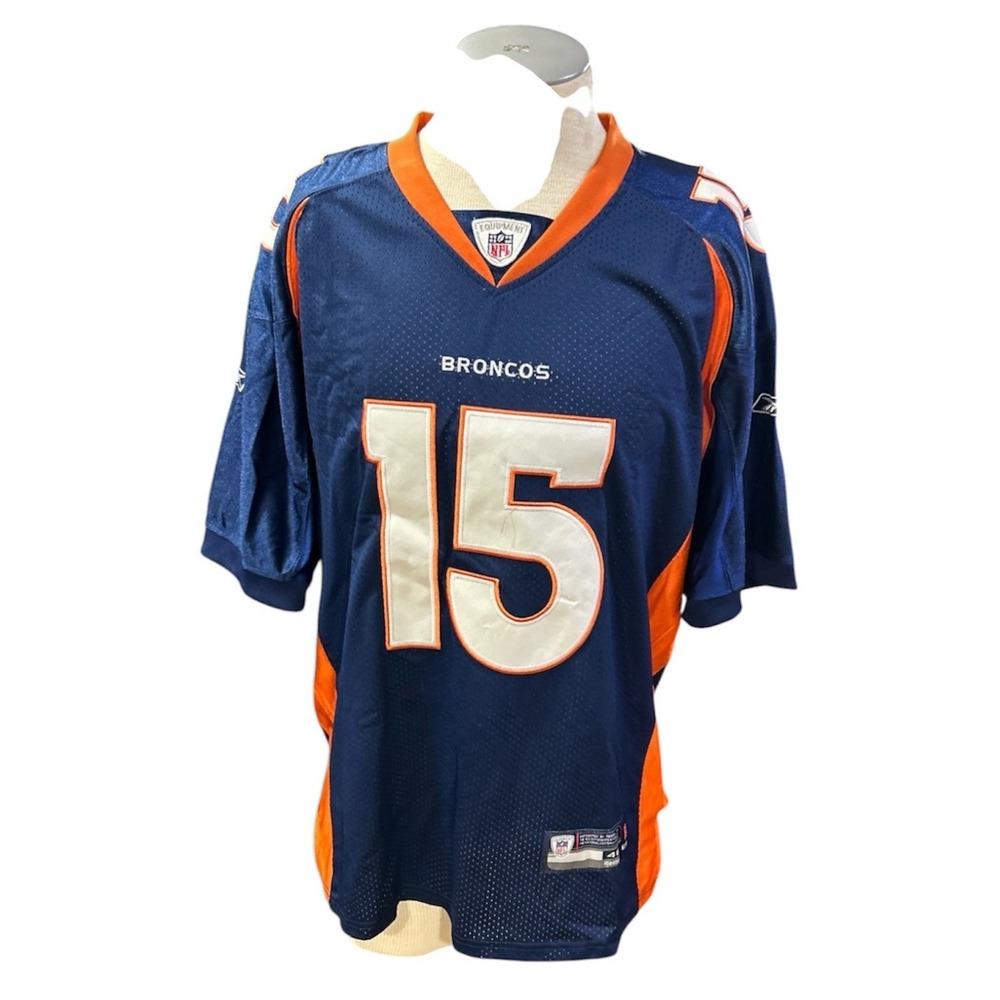 Reebok Denver Broncos Tim Tebow Jersey 15 Mens 48 NFL Football Blue